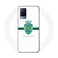 Coque Vivo v21 5G scp sporting portugal fond blanc balta