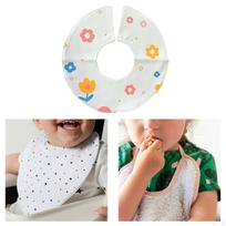 Seilinukai kūdikių maitinimui su seilinukais, minkšta, sugerianti reguliuojama muslino bandana seilėtekinė medvilnė naujagimiui Flower white