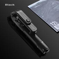 3 viename „Selfie Stick“ telefono trikojis Ištraukiamas monopodas su „Bluetooth“ nuotolinio valdymo pulteliu, skirtas išmaniojo telefono „selfie Stick“ juoda
