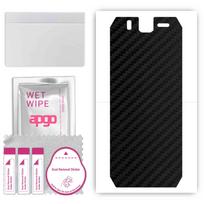 apgo Apsauginis lipdukas nugarėlei, suderinamas su Ulefone Armor 3W, Apvyniojama plėvelė, Folija, Vinilas - Raštas Anglies pluoštas juodas