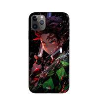 Case - Maniacase - Iphone 11 Pro Max - Demon Slayer - Tanjiro Kamado - Soft Black juoda