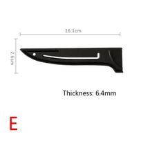 Kitchen Accessories Knife Sheath Protective Cover Plastic Knife Cover Knife Scabbard Black E