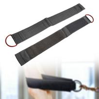Porable Elliptical Machine Pedals straps Trainer Pedal Replacement Home Gym Fix black