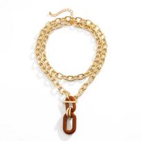 Multilayer Chain Choker Goth Hiphop Rock Necklace for Women Men Jewelry Accessories