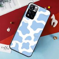 Karvės rašto dėklas Xiaomi Redmi Note 11 Pro, dangtelis Redmi Note 10 Pro 8 9 10S 9S 9A 9C 9T dėklams Redmi Note11Pro Plus white
