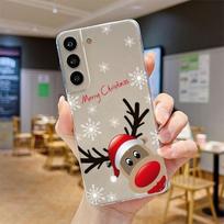 Coque Case Funda for Samsung Galaxy S22 S21 Ultra S20 FE Note 20 Ultra 8 9 10 Plus S21 FE S21 Ultra Merry Christmas Silicone Samsung Note 20 5G