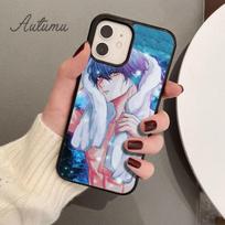 mammon obey me fanart Anime Phone Case for iPhone 11 12 13 14 Pro Max mini X XR XS SE 2020 6S 7 8 Plus Samsung S21 S22 shell Samsung S22ultra black