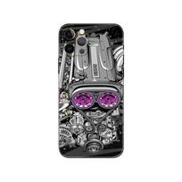 car engine phone case for iphone 5 5s 2020se 6 6s 7 8 plus x 10 XR XS 11 12 13 mini pro MAX black tpu back cover iphone 5 5S SE 2016
