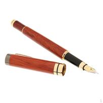 Durable Finest Rosewood Fine Nib Fountain Pens Gift Souvenir for and family 5.51inch brown
