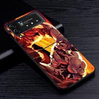 Attack On Titan Anime Cell Phone Case for Samsung Galaxy Z Flip3 5G Flip4 Black Coque Z Flip 3 Hard PC Luxury Cover Zflip3 Funda Samsung Z Flip4 5G