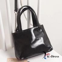 Grandininis mini Crossbody krepšys (3 spalvos) 20x14x6.5cm rožinė