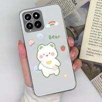 Back Covers For Xiaomi C51 14 Poco F5 X6 Pro C50 Phone Cases Cute Bear Owl Pattern Soft Silicone Screen Protector Transparent Housing For Xiaomi Capas Xiaomi Poco F5