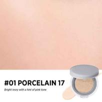 Rom&nd NU ZERO CUSHION, Make-up, Long-lasting, Korean cosmetics, Kbeauty, sample 01 Porcelain 17