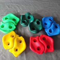 10 vnt Vaikų plastikiniai laipiojimo uolomis laikikliai Žaidimai Mediniai laipiojimo akmenų rinkinys Vidaus lauko žaidimų aikštelė „Pasidaryk pats“ uolų siena black