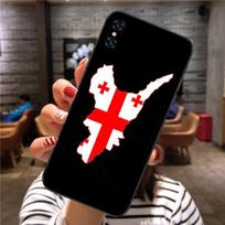 Georgia Flag telefono dėklas, skirtas Xiaomi Mi 12 11T 10T 9T Lite Pro Ultra Note 10 Poco F3 F4 X4 GT minkštas juodas telefono dangtelis Xiaomi 12 or 12X