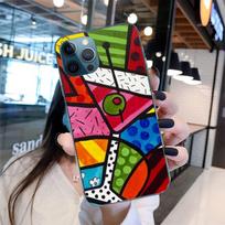 Malformed Painting Phone Case For Iphone 11 12 13 Pro Max 5s 6s 7 8 Plus X Xr Xs Max Se 2020 13 Mini Case Cover iphone 11Pro
