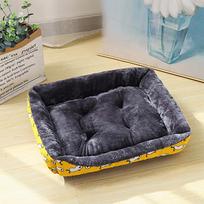 Naminių šunų lova Sofa Kilimėliai naminiams gyvūnėliams Produktai Coussin Chien Gyvūnai Aksesuarai Šunys Krepšelis Reikmenys dideliems vidutiniams mažiems kačių lovai M 50x40cm black
