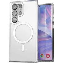 Magsafe Clear Case For Samsung Galaxy S24 S23 S22 Ultra Plus Wireless Charging Shockproof Magnetic Compatible With Magsafe Transparent Cover S22 skaidri