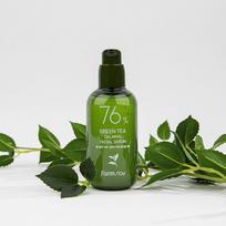 FARMSTAY 76% Green Tea Calming Facial Serum 100ml 1 PCS green