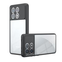 Xiaomi Poco F6 X6 M6 F5 Pro 4G Matinis Apsaugotas nuo pirštų atspaudų Skaidrus Smūgiams atsparus TPU dėklas nuo kritimo Negelstantis Galinio dangtelio apsauginis apvalkalas Poco F5 Pro skaidri