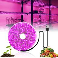LED Grow Light Full Spectrum 5V USB Grow Light Strip 2835 LED Phyto Lamps For Plants Greenhouse Hydroponic Growing 0.5M 1M 2M 3M IP65 Waterproof