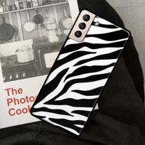 Zebra Print Pattern Case For Samsung Galaxy S21 S22 Ultra S20 FE S9 S10 Note 10 Plus Note 20 Ultra Phone Cover Galaxy S8
