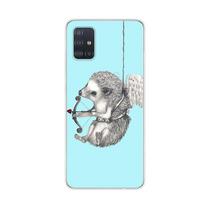 Ežiukas Mielas Gyvūnas Skirtas Samsung Galaxy A01 A11 A12 A22 A21S A31 A41 A42 A51 A71 A32 A52 A72 A02S Minkštas Telefono dėklas Samsung A02S black