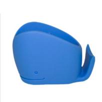 Creative Cartoon Whale Shape Silicone Toothpaste Toothbrush Holder Storage Rack mėlyna