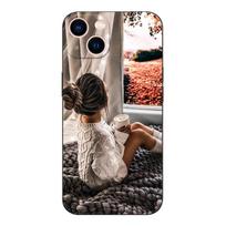 Black Tpu Case For google pixel 4 4A 4XL 5 5A 5XL 6 6A 7 PRO Cover winter girl christmas Pixel 4A 4G black