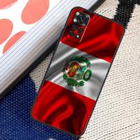 Peru vėliavos dėklas, skirtas Xiaomi Redmi Note 8 9 10 11 12 Pro 8T 9S 10S 11S Redmi 12C 9C 9T 10A 10C dangtelis Redmi 9A gray