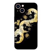 Black tpu Case For Samsung galaxy M53 M13 M62 A12 A22 A22S A32 A42 A52 A52S A72 4g 5g A20S The Whimsy of the Moon Samsung A22S