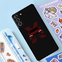 JDM Car Evo Cover For Samsung Galaxy S23 S21 FE S20 FE S22 Plus Note 20 Ultra Note 10 S8 S9 S10 Plus Case Note 20 Ultra gray