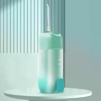 Portable Oral Irrigator Rechargeable Water Flosser Dental Water Jet  Tooth Cleaner Intelligent Punch 200ML Telescopic Water Tank