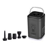 Electric Air Pumps for Inflatables Portable Rechargeable Battery for Float Inflate Deflate Small Pumps for Pool Floats gray
