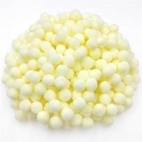 Geri 10/15 mm Vaikiški žaisliniai papuošalai Siuvami amatai Pomponai DIY Minkšta rankų darbo medžiaga Pūkuotas vestuvių dekoras pliušiniai rutuliukai pomponai Priedai Daugiaspalviai 10mm  150Pcs šviesiai geltonos spalvos