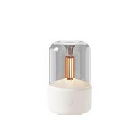 Portable 120ml Air Humidifier Candlelight Aroma Diffuser Home Mist Maker Fogger Essential Oil Difusor With Night Light Purifier balta