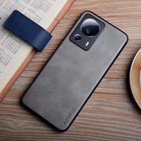 Odinis dėklas Xiaomi 13 Lite Ultra 13T Pro 5G coque pirštų atspaudams atsparus patvarus matinis dangtelis xiaomi 13 lite dėklui funda xiaomi 13t pro šviesiai pilka spalva