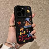 Merginos grafiti tinka Apple 15/14/13/12/11/PRO/PROMAX/XSMAX/XR/XS/X telefonams. 7 Plus white