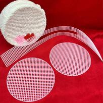 Mezgimas Audimas Plastikinis tinklinis lakštas Pasidaryk pats siuvimas Austi krepšiai Priedai Piniginė pink