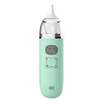 Nasal cleaner USB rechargeable baby nasal aspirator syringe penguin adult nasal aspirator žalia