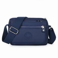 Korėjietiško stiliaus moteriškas krepšys per petį, didelės talpos, vandeniui atsparus, mergaitėms skirtas daugiafunkcinis kelioninis krepšys lauke rožinė/mėlyna