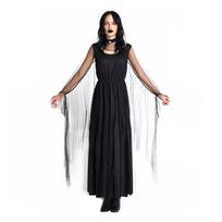 Women's Halloween Black Devil Costume Witch Costume Uniform Party Costume One Size juoda