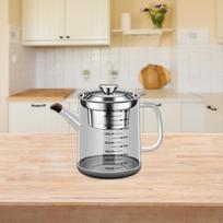 Glass Tea Infuser Pitcher for Beverages 1.5L gray