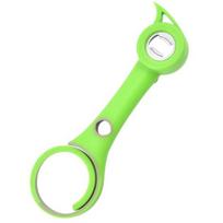 Multipurpose Long-Lasting Useful High Hardness Cartoon Bottle Caps Can Jar Remover Opener Bottle Caps Remover žalia