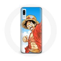Coque pour Samsung Galaxy A40 Manga One piece Luffy Anime