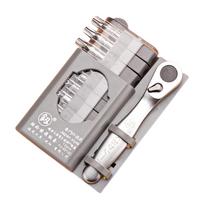 Ratchet Screwdriver Positive And Negative Screw Combination Set 10Pcs Screwdriver Ratchet Wrench Repair Hand Tools C gray