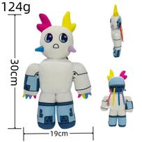 Žalios katės pliušinės lėlės figūrėlė 30cm gray