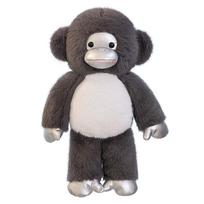 Gorilla pliušinis žaislas ilgaplaukis lėlė beždžionė 30cm【0.18kg】 pilka