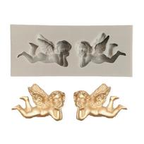 Chocolate Moulds Angel Shaped Baking Molds Fondant Moulds Silicone Cake Molds 8 Styles Perfect Gift for DIY Baking Lover 8