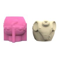 Succulents Flower Pot Resin Silicone Mold Suitable for Diy Garden Concrete Flower Pot Pen Holder Crafts Home Decor